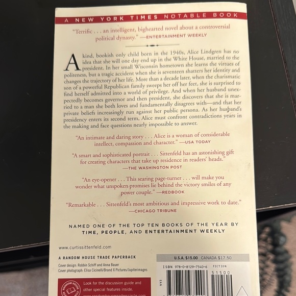 American Wife book by Curtis Sittenfeld - Picture 2 of 2